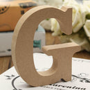 Alphabet Craft Pine Wooden Letters Signs Kids Intellectual Toys Wall Decor G