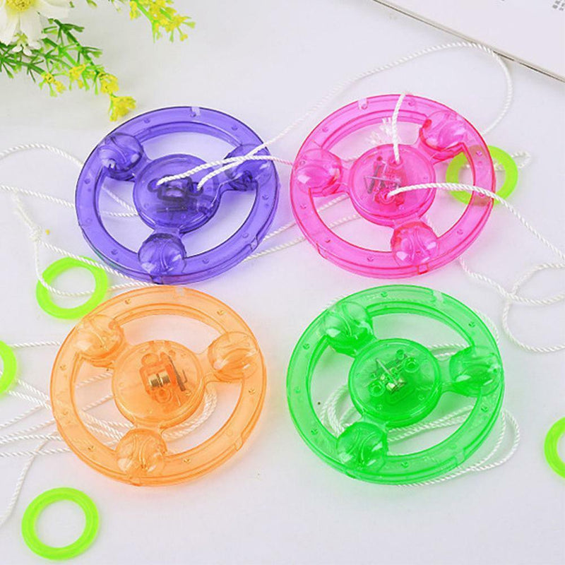 Children Toys Flashing Flywheel Line String Trick Flywheel Yoyo Ball New