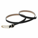 Fashion Lady Women Waistband Pu Leather Belt (Black)