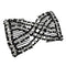 Hair Combs Beads Double Clip Comb Elastic Bun Maker Women DIY Hair Accessory