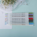 10 Colors Metallic Marker Pen Hard head  Art Marker Pen  Stationery Supplie@