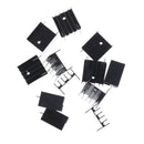 12 PCS Aluminum Heat Sink for TO220 L298N Sh FT