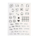 Transparent Clear Stamp DIY Silicone Seals Scrapbooking Card 31