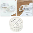 Practical Perpetual Calendar And Paper Tape Calendar Decorative Stickers I3L3