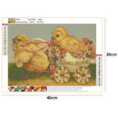 5D DIY Full Drill Diamond Painting Easter Day Cross Stitch Kit (WX253)