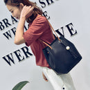Women Handbags 4Pcs Set Pu Leather Tote Bag Shoulder Crossbody Bag Purse Pu