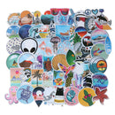 100Pcs Colorful Vacation Cute Stickers Scrapbook Suitcase Laptop Guitar Stick-OZ