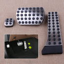 3pcs No Drill Gas Fuel Parking Brake Pedals Pad fit for Benz W222 W212 W172 W204