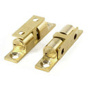 50mm Furniture Cabinet Door Brass Double Ball Roller Catch Latch 10 Pcs D7U8