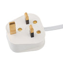 Reptile Lamp Ceramic Heat Light UVB UVA Light Bulb Holder E27 UK Plug White