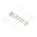 10pcs Ceramic Tube Fuse Axial Leads 3.6*10mm 6.3A Slow Blow 250V M&