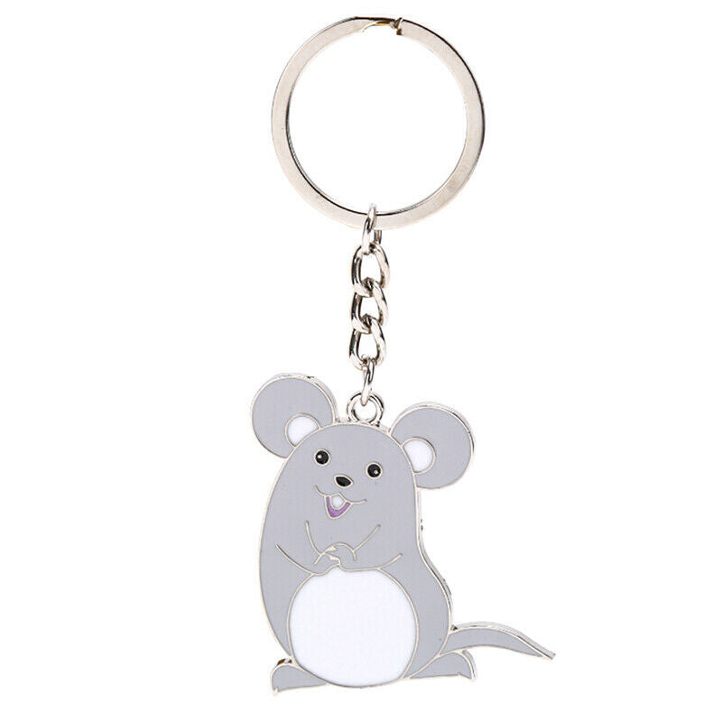 2020 Mouse Enamel Keyring Keychain Metal Key Holder Souvenir Bag Pendant Gi k Gw