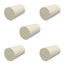 10 PCS Laboratory Solid Rubber Plug Stoppers Bungs Flask Tapered Tube Plugs
