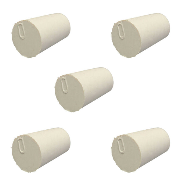 10 PCS Laboratory Solid Rubber Plug Stoppers Bungs Flask Tapered Tube Plugs