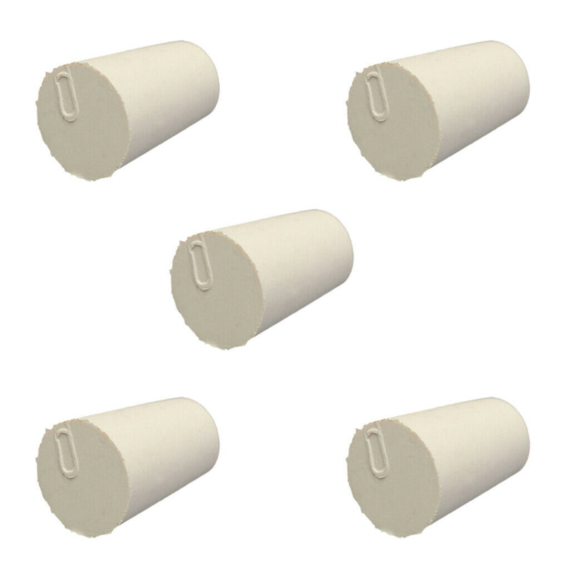 10 PCS Laboratory Solid Rubber Plug Stoppers Bungs Flask Tapered Tube Plugs