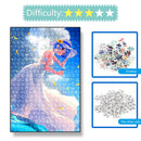 1000pcs Girl in Cloud Jigsaw DIY Paper Puzzle Assembling Educational Toys