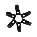 6pcs Nylon Lashing Hook Bungee J Hook for Kayak Canoe Paddle Board Dinghy