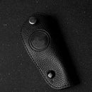 Key Case Litchi Synthetic Key Fob Cover Wear-resistant for BMW E46 1998-2005