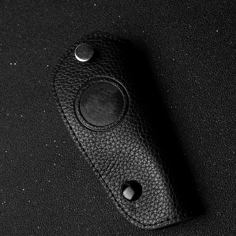 Key Case Litchi Synthetic Key Fob Cover Wear-resistant for BMW E46 1998-2005