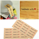 120PCS DIY Kraft Sealing Stickers Paper Crafts Hand Made Label Packaging BX