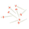 200Pcs dental fiber post glass quartz teeth restorative 1.2 1.4 1.6 1.8mm pos-y