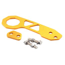 2" Anodized Billet Aluminum Rainbow Rear Bumper Racing Tow Hook CNC Kit Golden d
