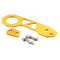 2" Anodized Billet Aluminum Rainbow Rear Bumper Racing Tow Hook CNC Kit Golden d