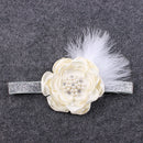 Newborn Baby Girl  Feather Angel Wing +Flower Headband Photography Props Outfits