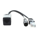 2 Cable DIY PoE Power Supply RJ45 Ethernet Passive 50V RJ45 male / female + M3A5
