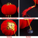 30Pcs/Set Lantern Spring Festival New Year Traditional Chinese Red Hanging OZ