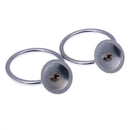 2 X High Quality Round Pull Ring Metal Stainless Steel Handle Drawer Handle