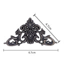12pcs Bronze Furniture Corner Brackets for Jewelry Chest Wine Case Box