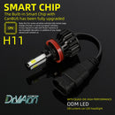 4-Sides H11 H9 H8 LED Headlight Kits High Power 6000K White 80W 12000LM OZ
