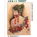 5D Butterfly Beauty Back DIY Diamond Embroidery Painting Cross Stitch Craft