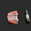 6 Piece Screw Extractor Set Bolt Stud Extractor Broken Damaged Screw Remover