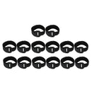 14pcs Rooster Collar Anti Crow Prevent Chicken from Screaming for Duck Black