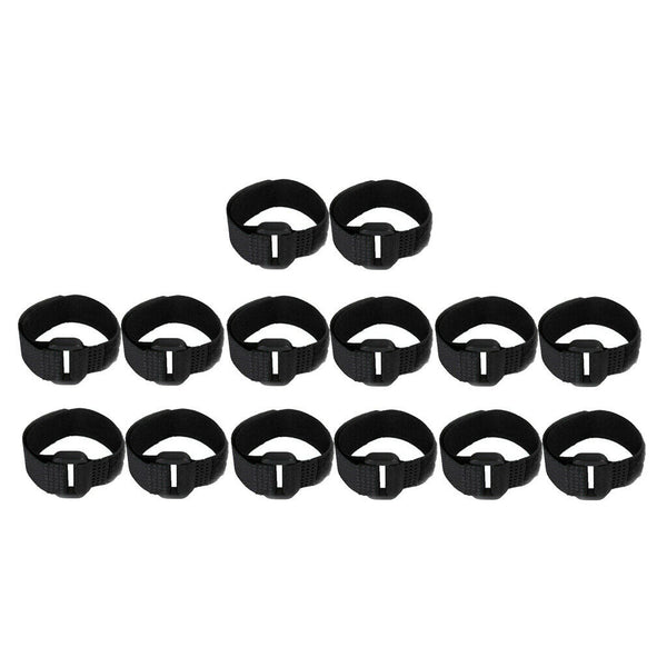 14pcs Rooster Collar Anti Crow Prevent Chicken from Screaming for Duck Black