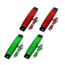 4pcs 12V LED Navigation Anchor Lights, Port/Starboard/Boat/Marine Stern Lights