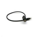 Dual 3.5mm Female to RJ9 Jack Adapter Convertor Headset Telephone Use Cable