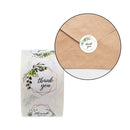 2 Rolls 1" Assorted Floral Thank You Stickers Round Sealing Labels