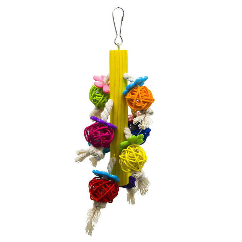 Bird Chewing Toys Natural Straw for Medium Parrots and Birds Like Amazon,African