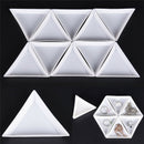 10PCS Equilateral Triangle Plate For Jewelry Beads StorageEnvironmentalPlasticLJ
