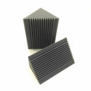 6 PCS Acoustic Foam Charcoal/Black Bass Trap Sound Absorption Studio Soundp S5I7
