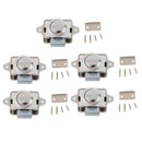 5 Pieces Push Button Drawer Catch Lock Latch for Motorhome Boat Cabinet Door
