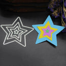 4pcs Stars Metal Cutting Die Stencils DIY Embossing Scrapbooking Craft
