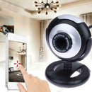 USB HD Webcam Camera Web Cam For Desktop Skype Laptop MSN PC P9V0