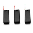 2 New 2 AAA 3A Battery 3V Holder Box Case with ON/OFF Switch Black High Quality