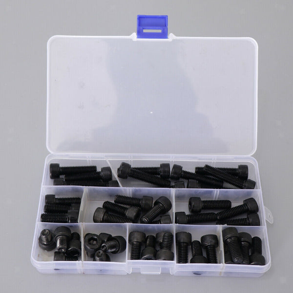 Black-force 12.9 Screw Alloy Level Hexagon Steel Plug Head Cap Screws M8 Series