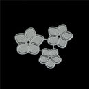 3X Small Flower Design Metal Cutting Die For DIY Scrapbooking Album PaperCard â„–[