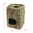 Natural Folding Woven Grass House Bird Nest House Grass Hut Bed House Straw